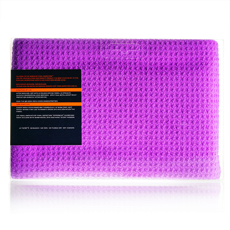 Waffle Weave Drying Towel -Final Inspection Car Care Products