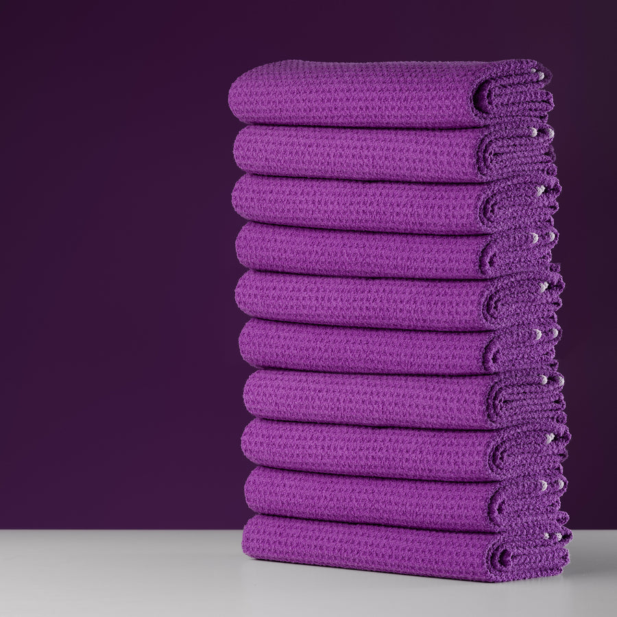 Waffle Weave Drying Towel MINI 10 Pack